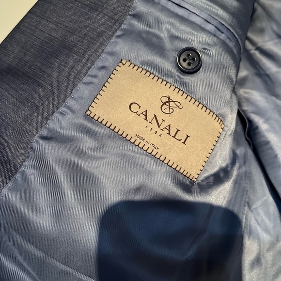 NEW $1995 CANALI Suit coat Blazer size 48 us 38R luxury designer men’s career - Picture 3 of 9